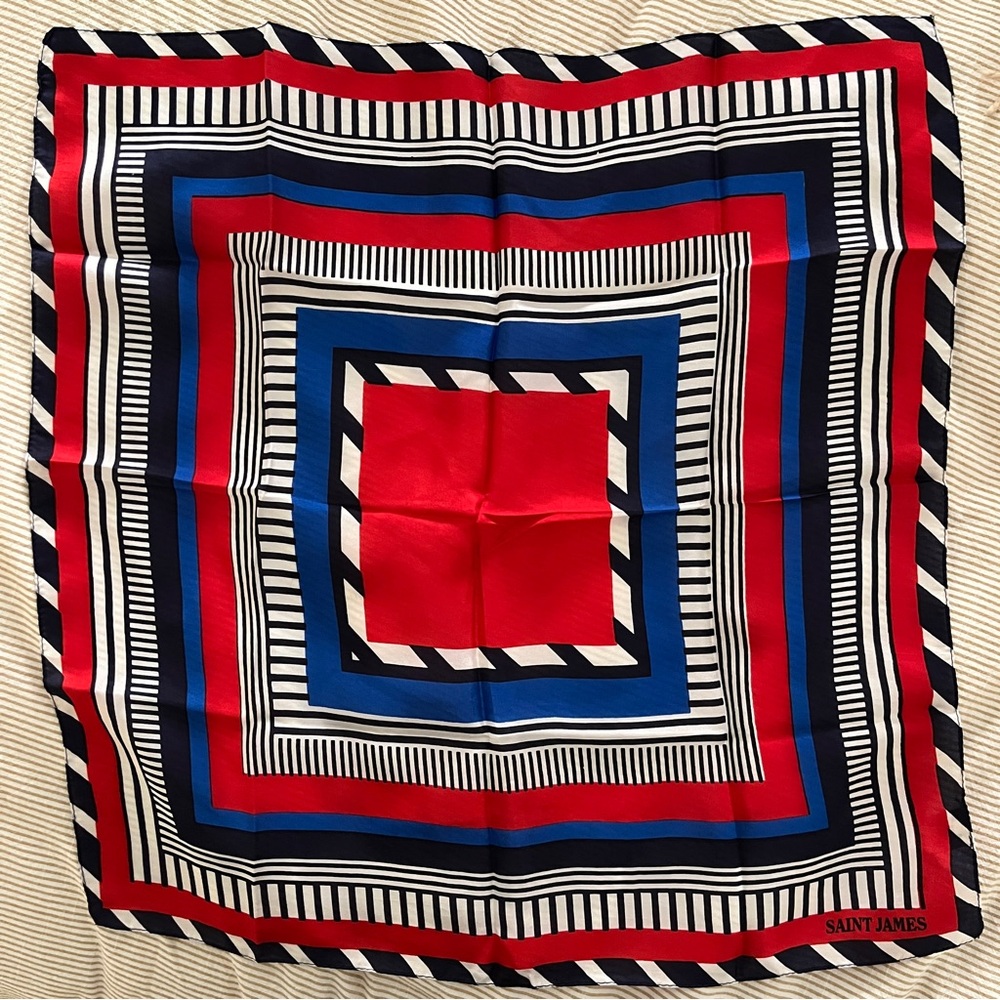 Saint James 100% silk scarf